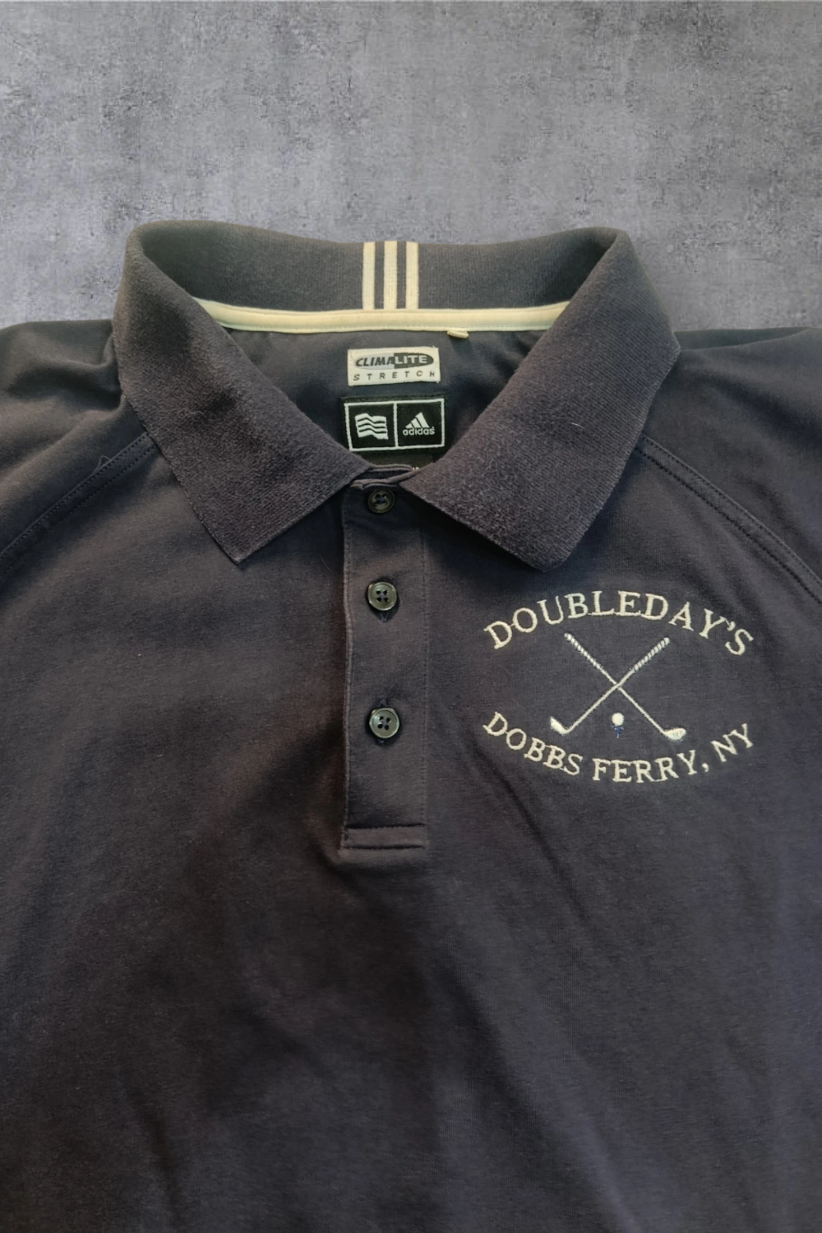 | Polo Adidas Masculino | Cor Azul Marinho | Navy Doubleday's | Dobbs Ferry | Tamanho 2XL | – photo 14